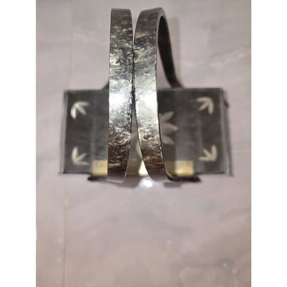 Rialto New York 1950s Grey Pearlized Hand Etched Lucite Bag - Picture 3 of 10